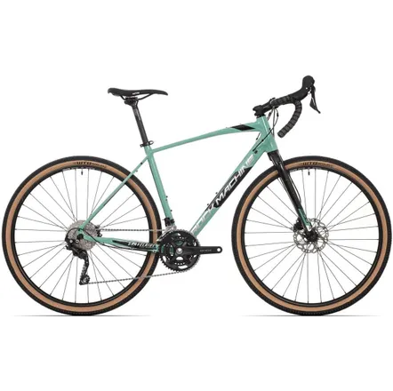 Gravelbike Rock Machine Gravelride 500 grön/silver/svart
