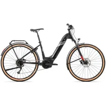 Elcykel Hybrid Rock Machine Crossride E400 B Touring Svart/Silver
