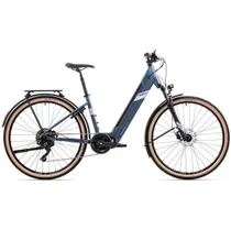 Elcykel Hybrid Rock Machine Crossride E450 Touring Blå
