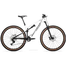 Heldämpad MTB Rock Machine Blizzard XCM 70-29 Blank Vit/Svart/Silver