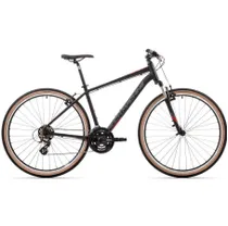 Hybridcykel Rock Machine Crossride 100 Svart/Grå/Röd