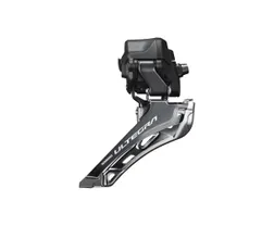 Etuvaihtaja Shimano Ultegra Di2 FD-R8150 2x12 vaihteet irti asennettuna.