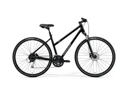 Hybridcykel Merida CROSSWAY 100 dam svart/silver