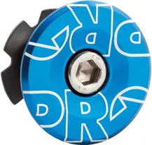 Täcklock + Stjärna Pro Gap Cap 1 1/8" blå 