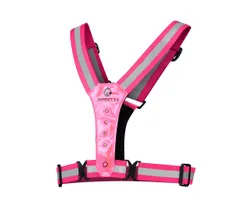 Heijastinliivi Rogelli LED Vest Pink