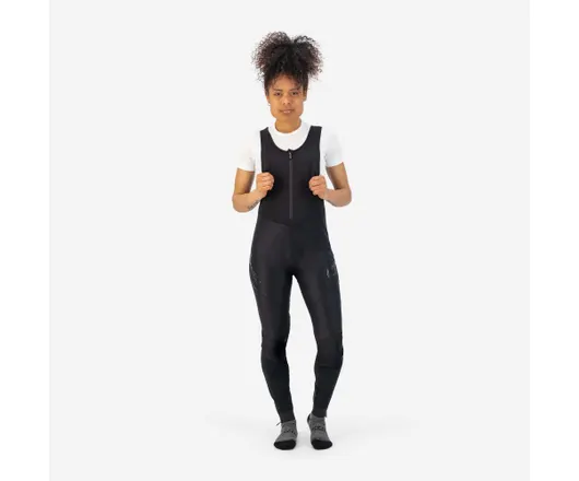 Cykelbyxor Rogelli Dam Bibtight Deep Winter Black