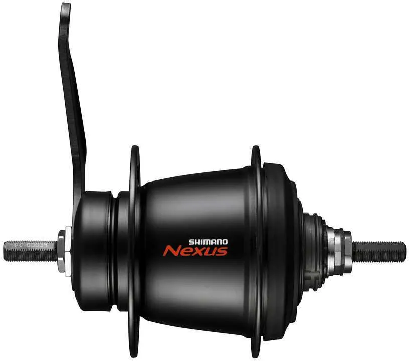 Baknav Shimano Nexus 7 SG-C3001-7C fotbroms 36H 127 mm svart - Baknav ...
