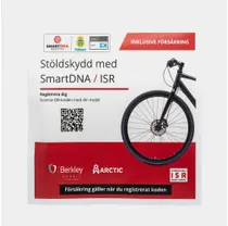 DNA-märkning SmartDNA / ISR med försäkring Stöldskydd för Cykel