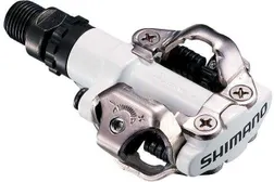 Cykelpedaler Shimano PD-M520 vit inkl. pedalklossar