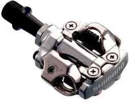 Cykelpedaler Shimano PD-M540 silver inkl. pedalklossar