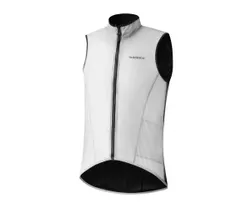 Cykelväst Shimano Beaufort Wind Vest Light Vit