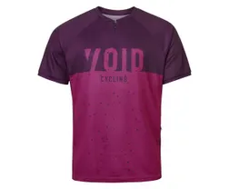 Cykeltr&ouml;ja Void MTB Rock SS Jersey Men Purple