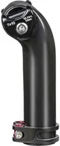 Sadelstolpe Bontrager Round Mast Cap SLR 20 mm offset 135 mm svart