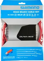 Bromsvajerset Shimano Dura-Ace 9000 Polymer-Belagda Vajrar röd