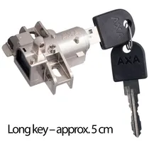 Akkulukko AXA Bosch Gen. 2 tube/frame Ø49mm musta