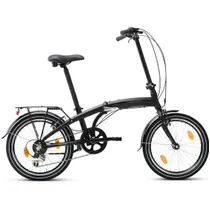 Hopfällbar Cykel Kronan Permis U6 20" 6-växlad svart