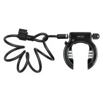 Ramlås XLC LO-F02 Fantomas 2 med Vajerlås Plug-in SSF 150cm Svart