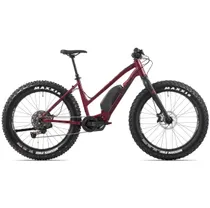 El-Fatbike Rock Machine Vyöry e70 S Easy Entry Dark Crimson