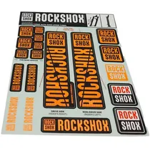Dekaler Rockshox Sticker Set for Single Crown For /Pike/Lyrik/Domain/Revelation