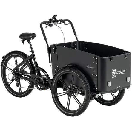 Lådcykel Cargobike DeLight Svart