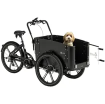 Lådcykel Cargobike DeLight Dog Svart