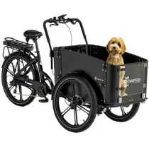 Lådcykel Cargobike Flex Dog Svart