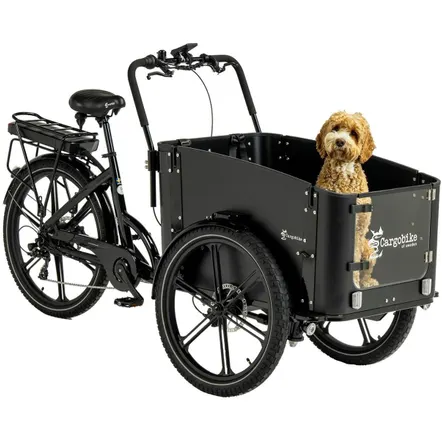 Lådcykel Cargobike Flex Dog Svart