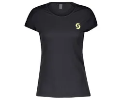 Scott Löpartröja RC Run Team S/Sl Shirt Black/Yellow Dam
