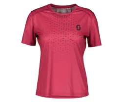 Scott L&ouml;partr&ouml;ja RC Run Short Sleeve Carmine Pink/Dark Purple Dam