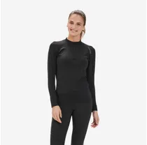 Endurance L&ouml;partr&ouml;ja Halen Seamless Midlayer dam Dark Grey Melan