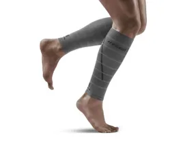 CEP Juoksusukat Reflective Compression Calf Sleeves Miesten Grey