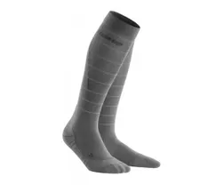 CEP Juoksusukat Reflective Compression Socks Naisten Grey
