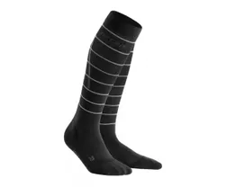 CEP Juoksusukat Reflective Compression Socks Naisten Black