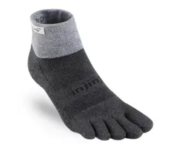 Injinji Löparstrumpor Trail Midweight Mini Crew unisex Granite