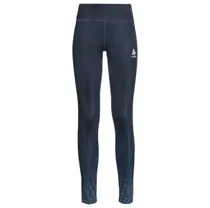 Odlo Juoksutrikoot Tight Zeroweight Print Naisten Blue Wing Teal