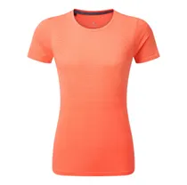 Ronhill L&ouml;partr&ouml;ja Tech Marathon Short Sleeve Tee dam Peach/Lemongrass