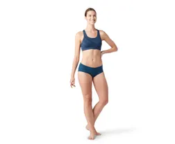 Urheiluliivit Smartwool Merino Sport Seamless Racerback Bra Naisten Twilight Blue