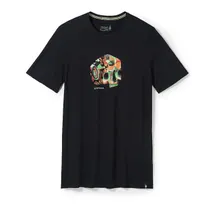 Smartwool Löpartröja Def Lyfe Short Sleeve Graphic Tee Slim Fit herr Black