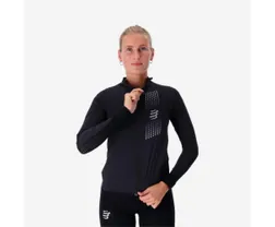 Compressport L&ouml;parjacka Hurricane Windproof Jacket dam Black