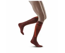 CEP Juoksusukat Cold Weather Socks Naisten Dark oranssi