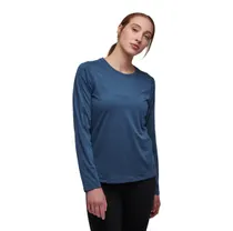 Black Diamond L&ouml;partr&ouml;ja Lightwire LS Tee dam Ink Blue