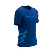 Compressport Löpartröja Logo SS T-Shirt unisex Estate Blue/Pacific Coast