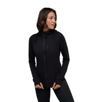 Black Diamond L&ouml;partr&ouml;ja Coefficient Lt Hybrid Hoody dam