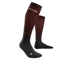 Cep L&ouml;parstrumpor Infrared Recovery Compression Socks dam Black/Red