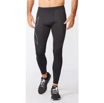 Juoksuhousut 2XU Ignition Shield Compression Tights Black/Black Reflective