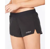 Löparbyxor 2XU Light Speed 3-Inch Shorts Dam Black/Black Reflective 
