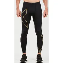 Löparbyxor 2XU Light Speed Compression Tight Herr Black/Gold Reflective 