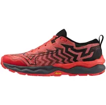 Juoksukengät Mizuno Wave Daichi 8 Cayenne/Black/High Risk Red