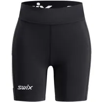 Löparbyxor Swix Pace High Waist Half Tights Dam Black