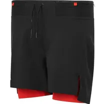 Löparbyxor USWE Puls Trail Running Combo Shorts Dam Black